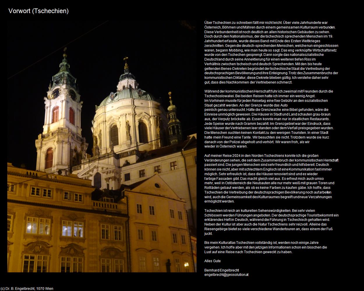 Vorwort  (+Allgemein) in Kulturatlas-TSCHECHIEN