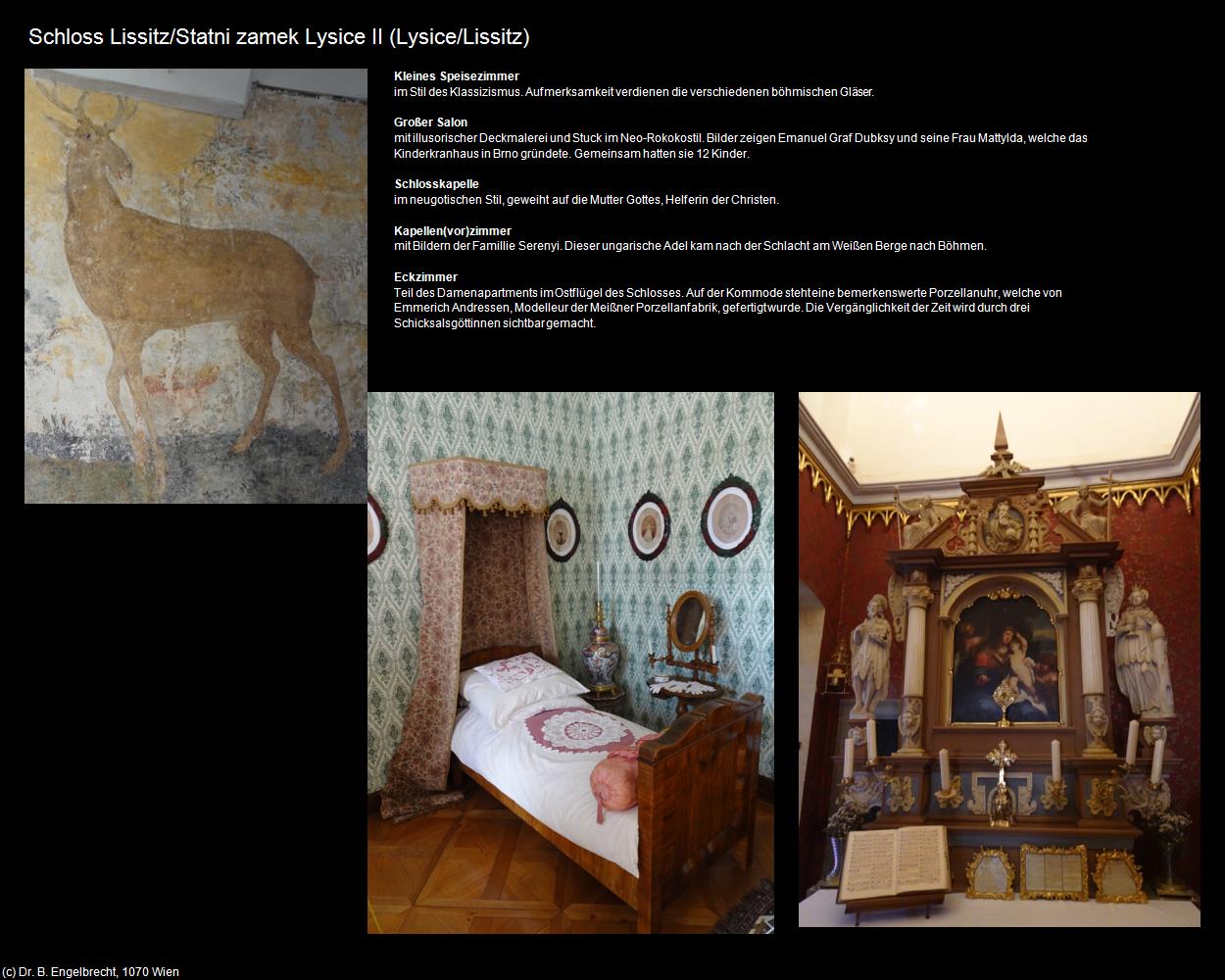 Schloss Lissitz II (Lysice/Lissitz) in Kulturatlas-TSCHECHIEN