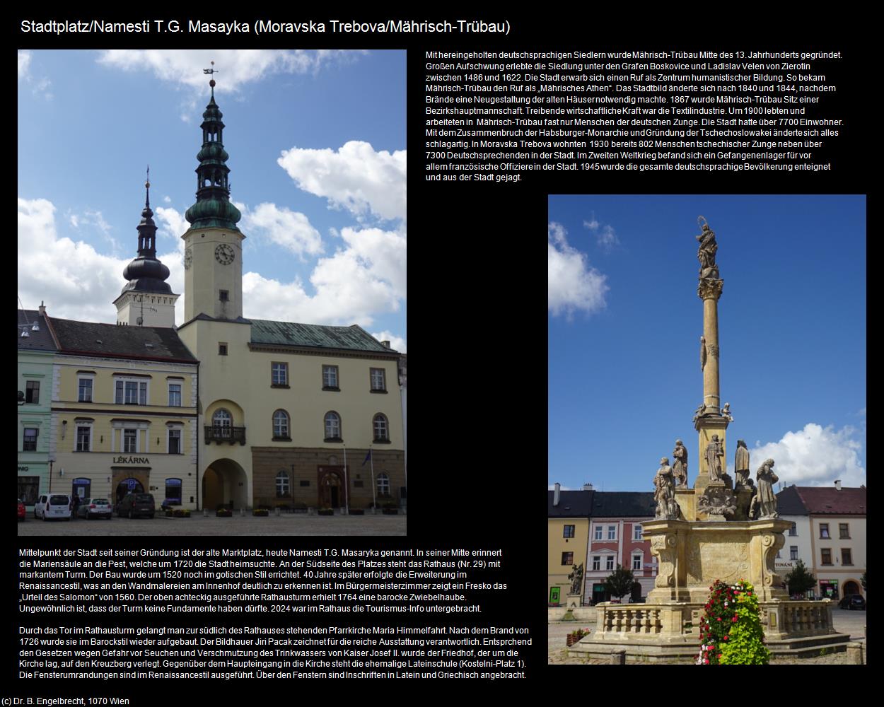 Stadtplatz (Moravska Trebova/Mährisch-Trübau) in Kulturatlas-TSCHECHIEN