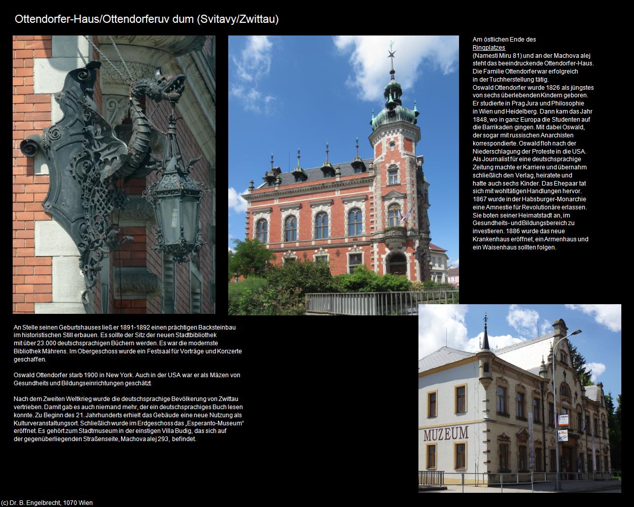 Ottendorfer-Haus (Svitavy/Zwittau) in Kulturatlas-TSCHECHIEN(c)B.Engelbrecht