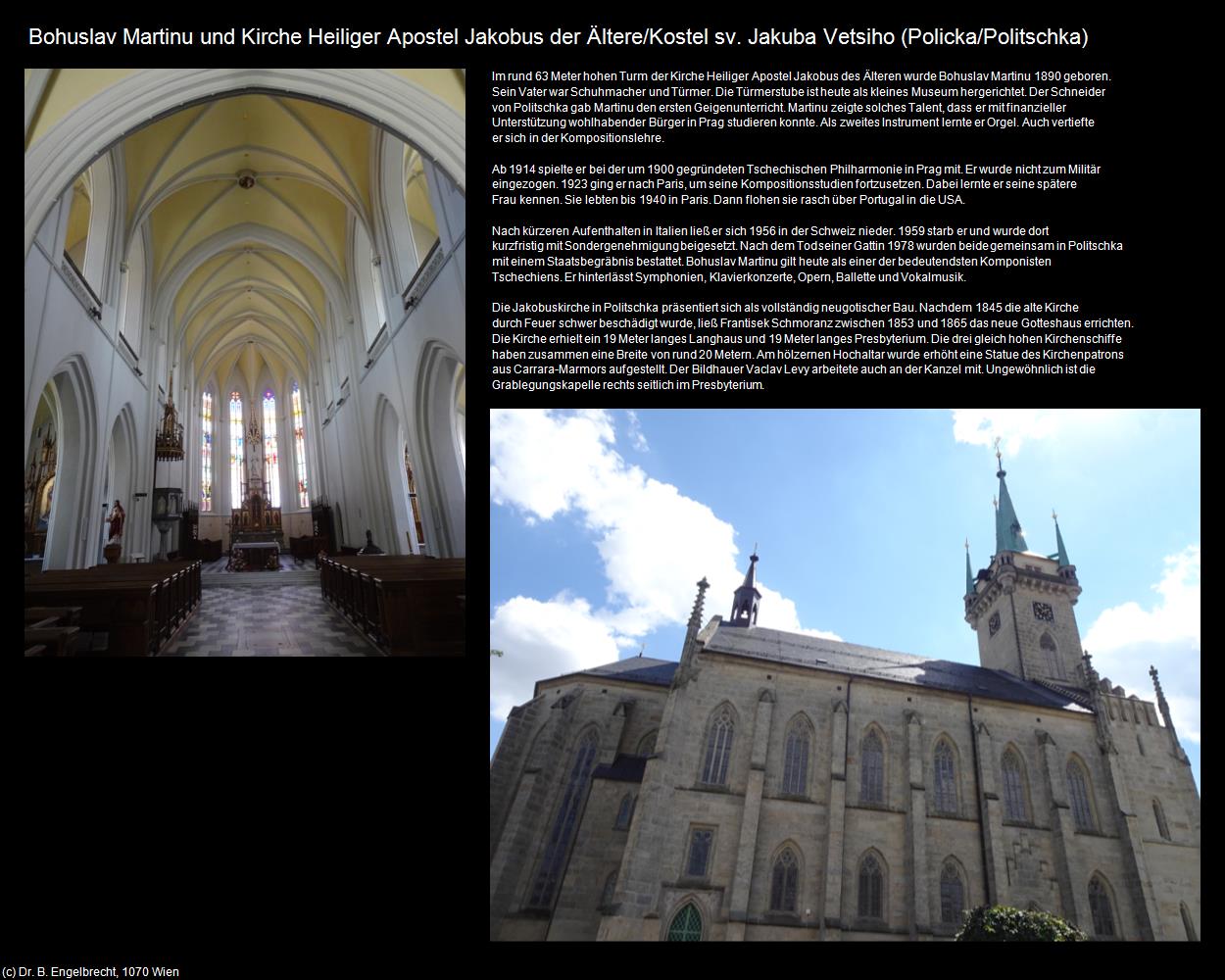 Bohuslav Martinu u. K. Hl. Apostel Jakobus (Policka/Politschka) in Kulturatlas-TSCHECHIEN