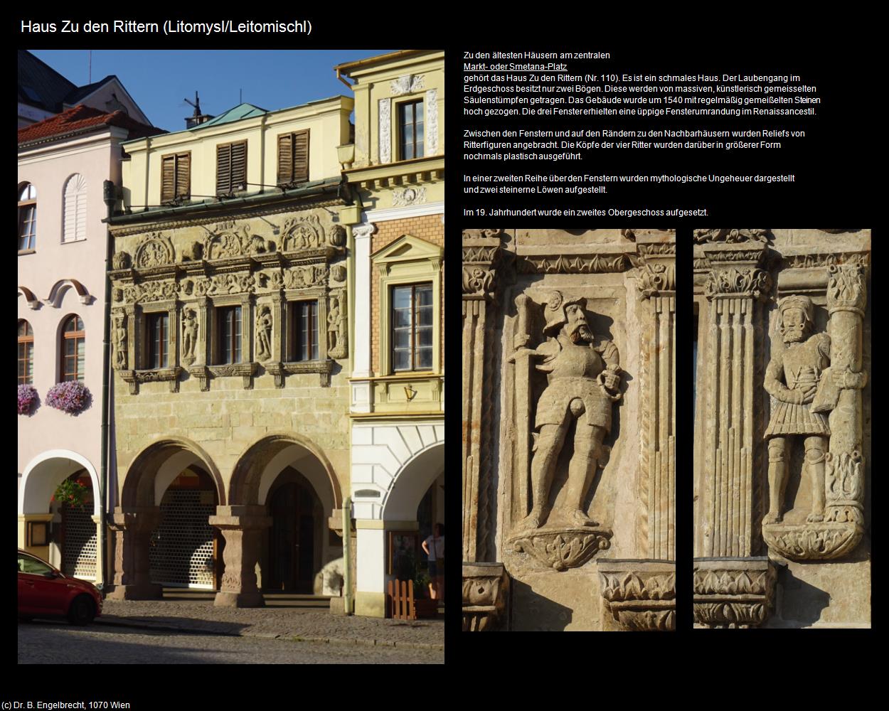 Haus Zu den Rittern (Litomysl/Leitomischl) in Kulturatlas-TSCHECHIEN(c)B.Engelbrecht