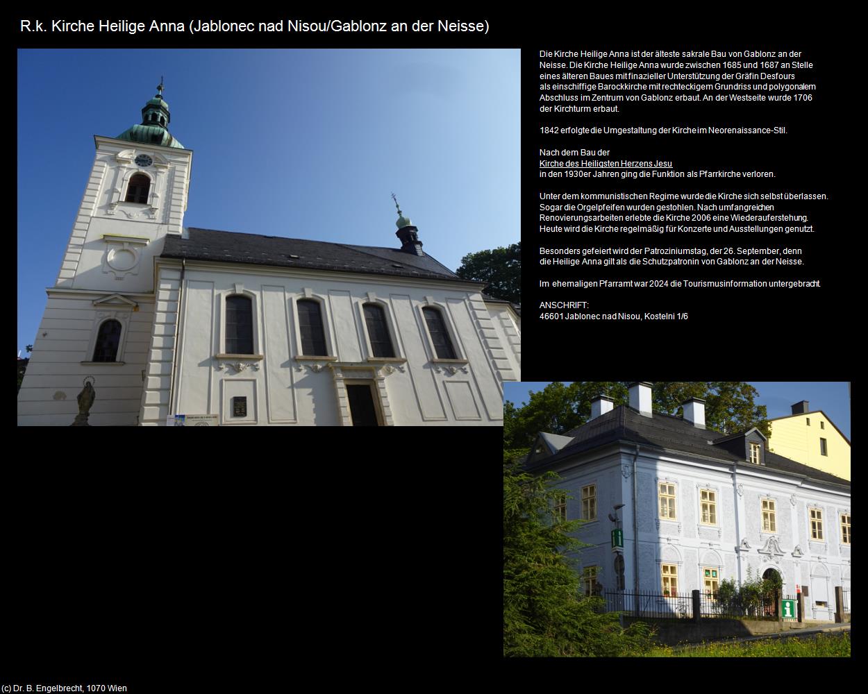 R.k. Kirche Heilige Anna (Jablonec nad Nisou/Gablonz an der Neisse) in Kulturatlas-TSCHECHIEN(c)B.Engelbrecht