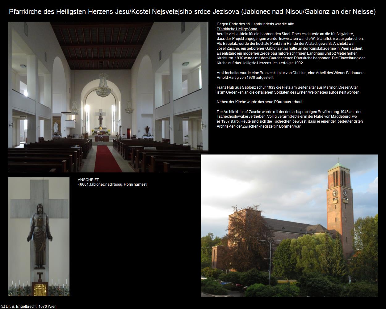 R.k. Pfk. des Heiligsten Herzens Jesu (Jablonec nad Nisou/Gablonz an der Neisse) in Kulturatlas-TSCHECHIEN(c)B.Engelbrecht