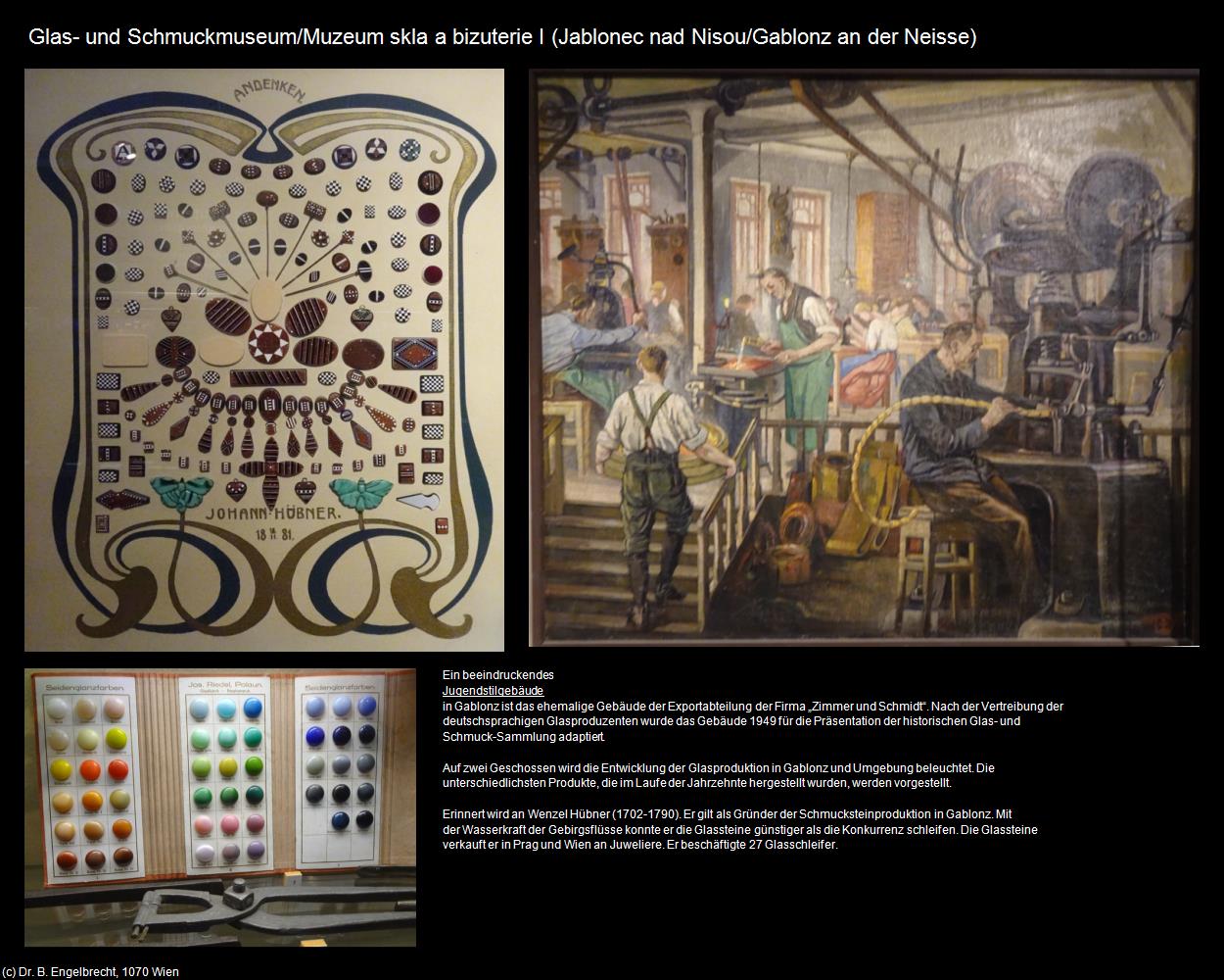 Glas- und Schmuckmuseum I (Jablonec nad Nisou/Gablonz an der Neisse) in Kulturatlas-TSCHECHIEN(c)B.Engelbrecht