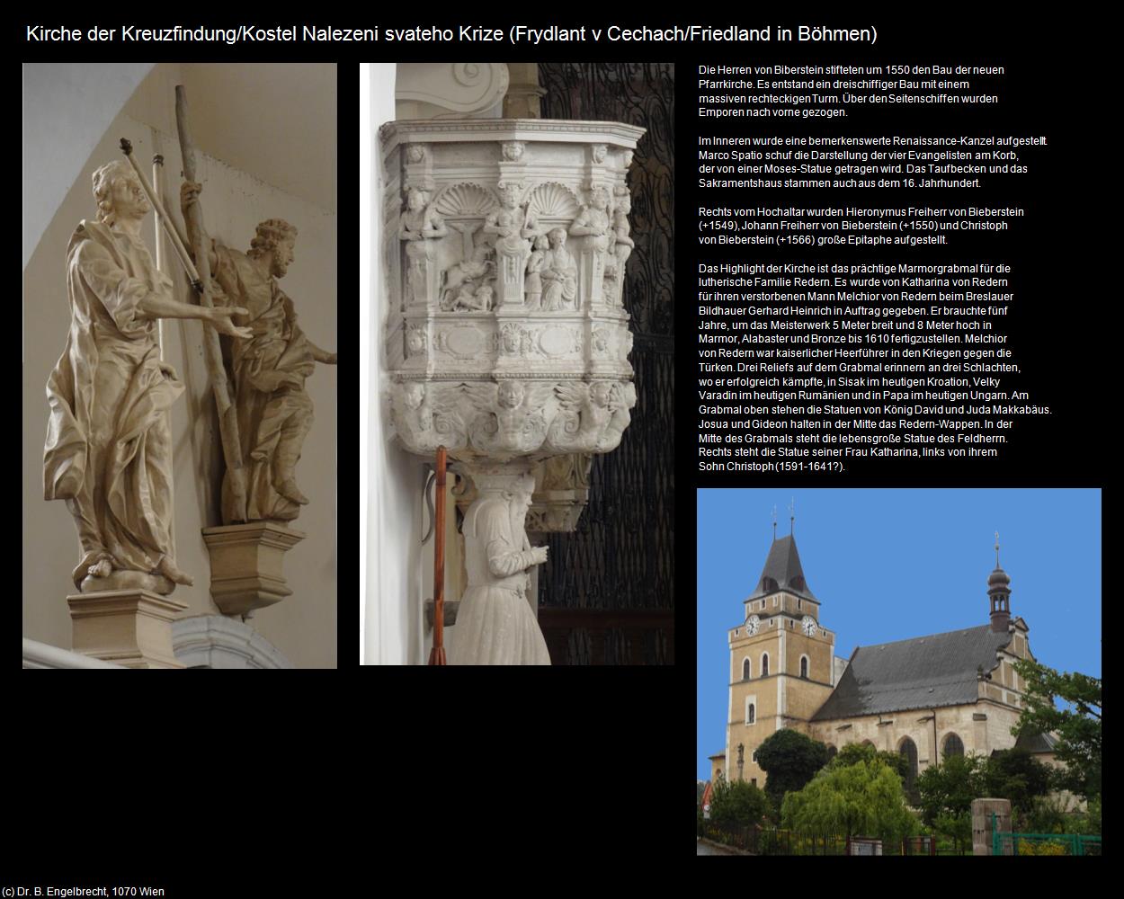 Kirche der Kreuzfindung (Frydlant v Cechach/Friedland in Böhmen) in Kulturatlas-TSCHECHIEN