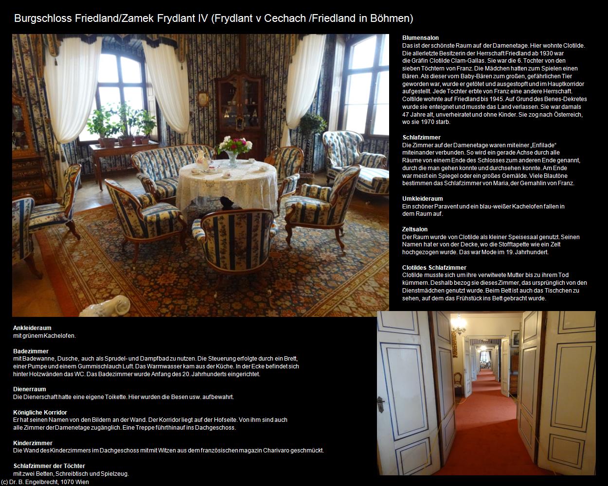 Burgschloss Friedland IV (Frydlant v Cechach/Friedland in Böhmen) in Kulturatlas-TSCHECHIEN