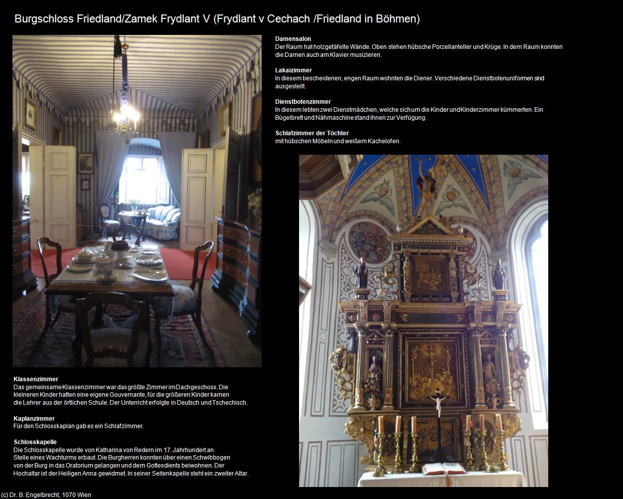 Burgschloss Friedland V  (Frydlant v Cechach/Friedland in Böhmen) in Kulturatlas-TSCHECHIEN