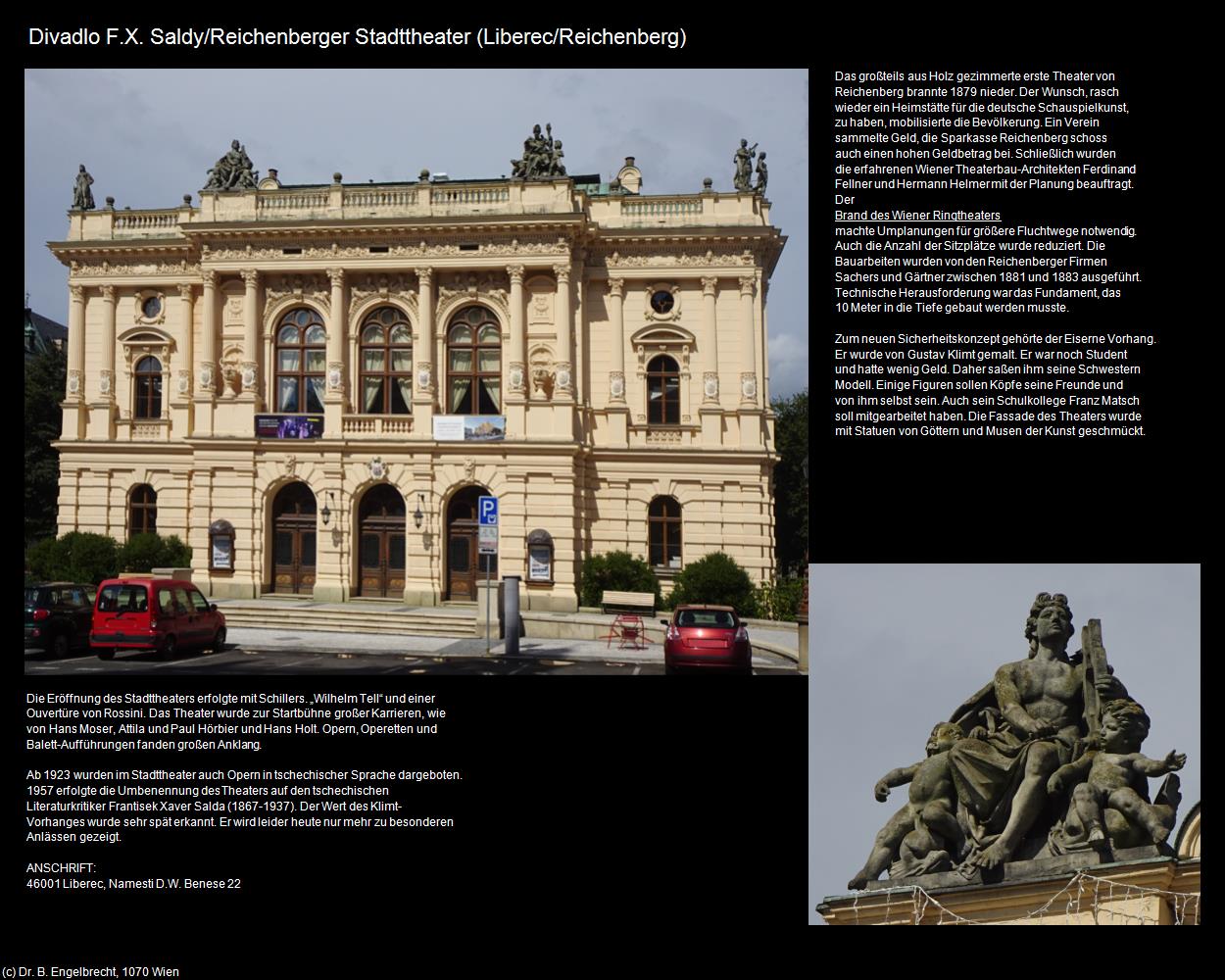 Reichenberger Stadttheater (Liberec/Reichenberg) in Kulturatlas-TSCHECHIEN(c)B.Engelbrecht