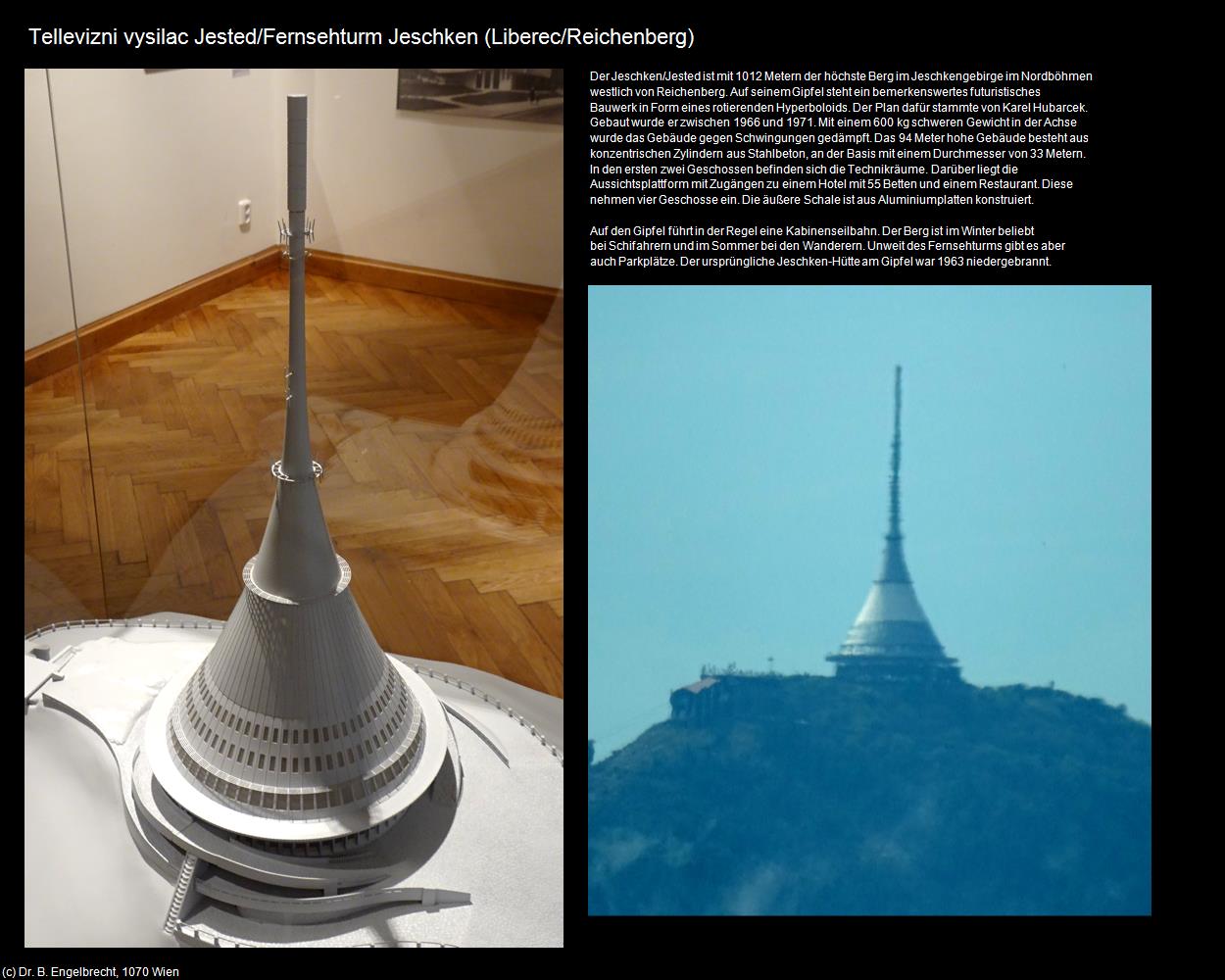 Fernsehturm Jeschken (Liberec/Reichenberg) in Kulturatlas-TSCHECHIEN