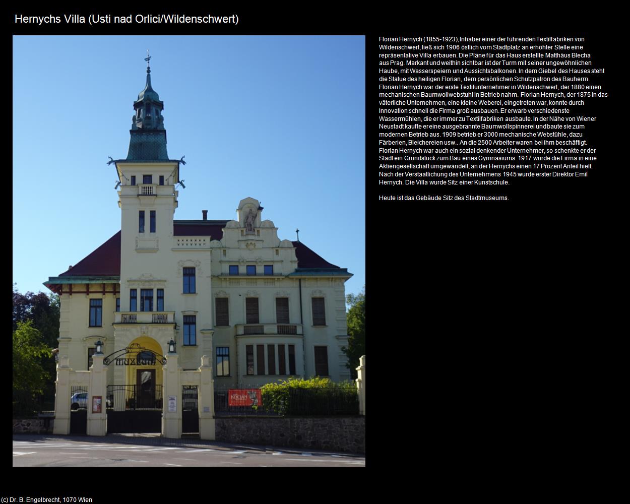 Hernychs Villa (Usti nad Orlici/Wildenschwert) in Kulturatlas-TSCHECHIEN
