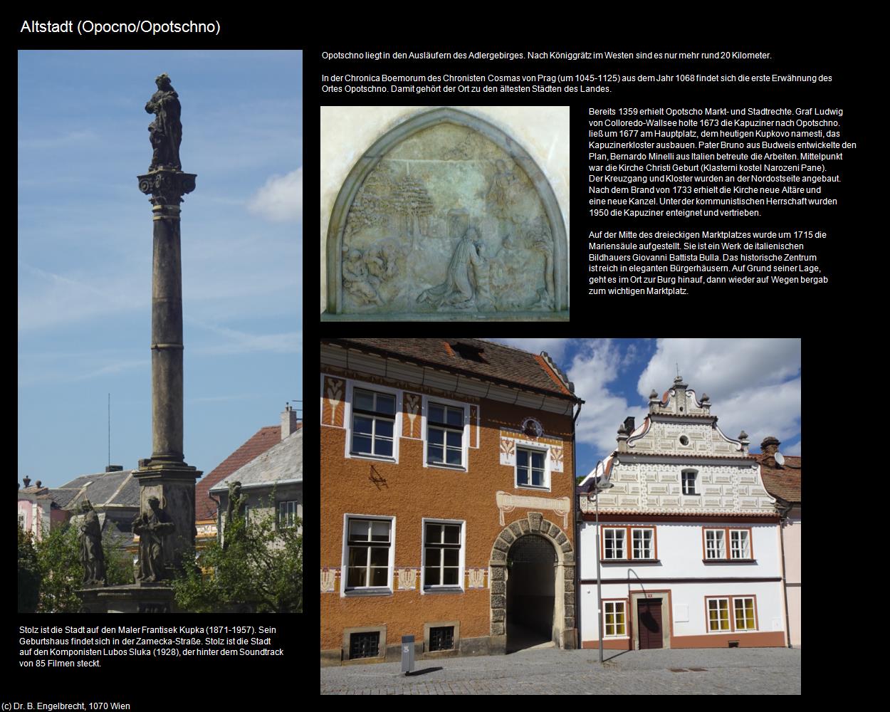 Altstadt (Opocno/Opotschno) in Kulturatlas-TSCHECHIEN