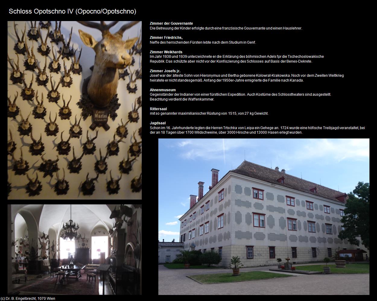 Schloss Opotschno IV (Opocno/Opotschno) in Kulturatlas-TSCHECHIEN