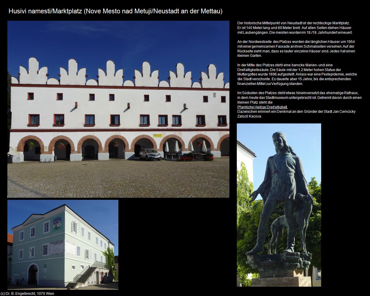 Marktplatz (Nove Mesto nad Metuji/Neustadt an der Mettau) in Kulturatlas-TSCHECHIEN(c)B.Engelbrecht