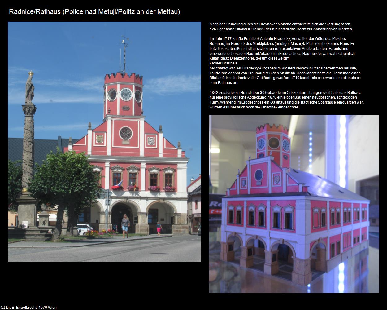 Rathaus (Police nad Metuji/Politz an der Mettau) in Kulturatlas-TSCHECHIEN(c)B.Engelbrecht