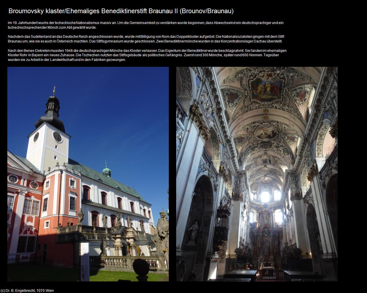 Ehem. Benediktinerstift Braunau II (Brounov/Braunau) in Kulturatlas-TSCHECHIEN