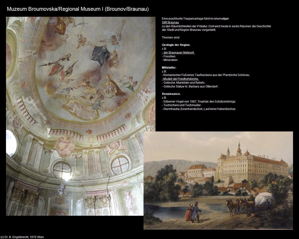 Regional Museum I (Brounov/Braunau) in Kulturatlas-TSCHECHIEN(c)B.Engelbrecht