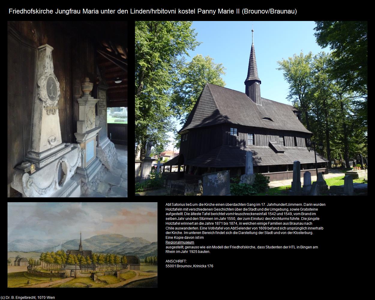 Friedhofsk. Jungfrau Maria unter den Linden II (Brounov/Braunau) in Kulturatlas-TSCHECHIEN(c)B.Engelbrecht