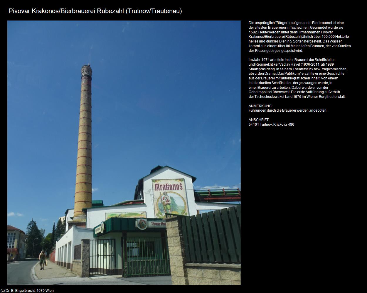 Bierbrauerei Rübezahl (Trutnov/Trautenau) in Kulturatlas-TSCHECHIEN