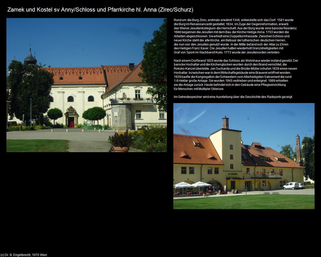 Schloss und Pfarrkirche hl. Anna (Zdar nad Sazavou/Saar) in Kulturatlas-TSCHECHIEN