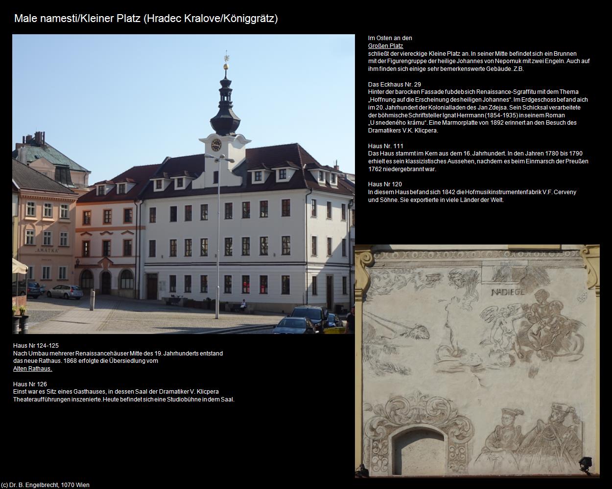 Kleiner Platz (Hradec Kralove/Königgrätz) in Kulturatlas-TSCHECHIEN(c)B.Engelbrecht