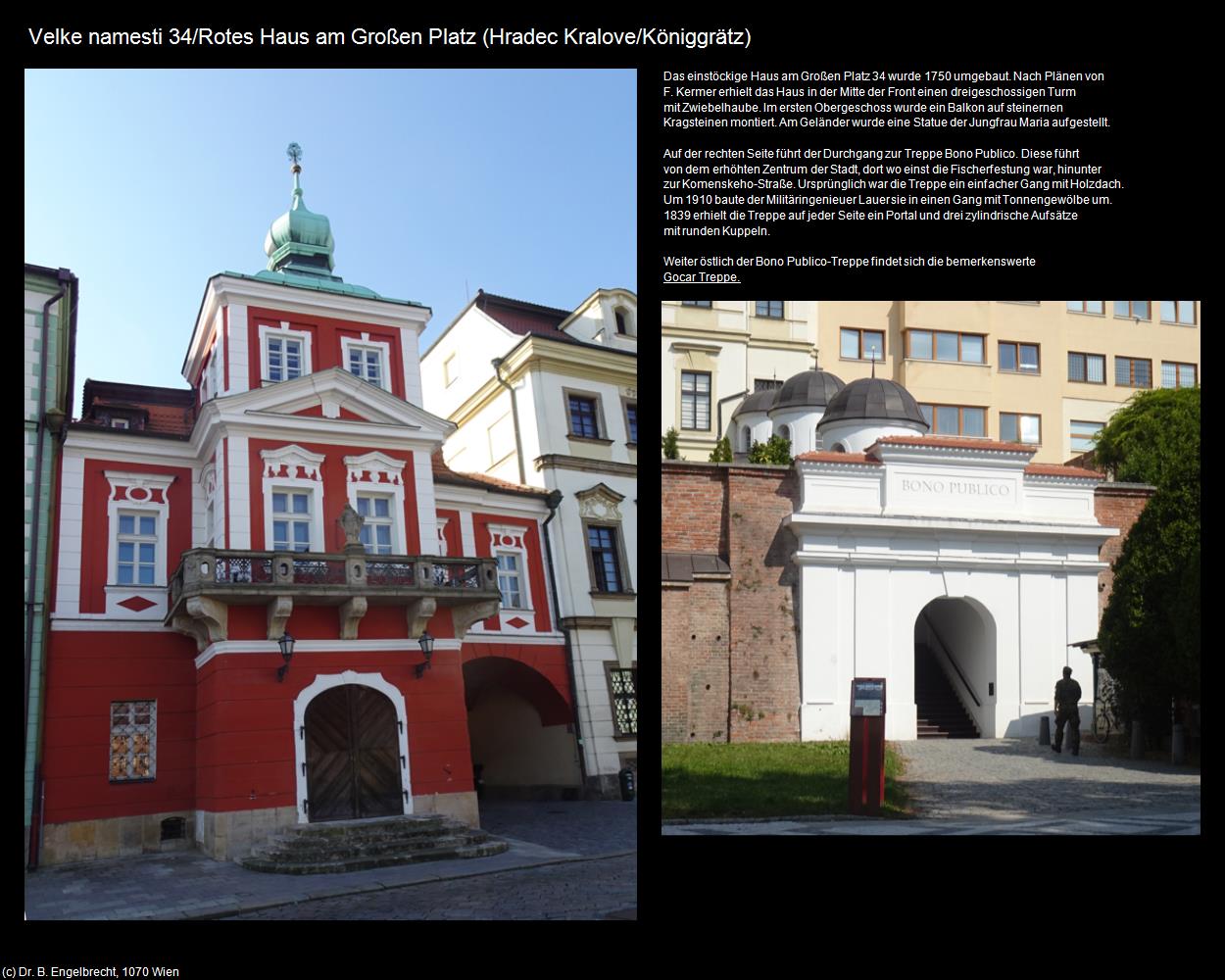 Rotes Haus am Großen Platz (Hradec Kralove/Königgrätz) in Kulturatlas-TSCHECHIEN(c)B.Engelbrecht