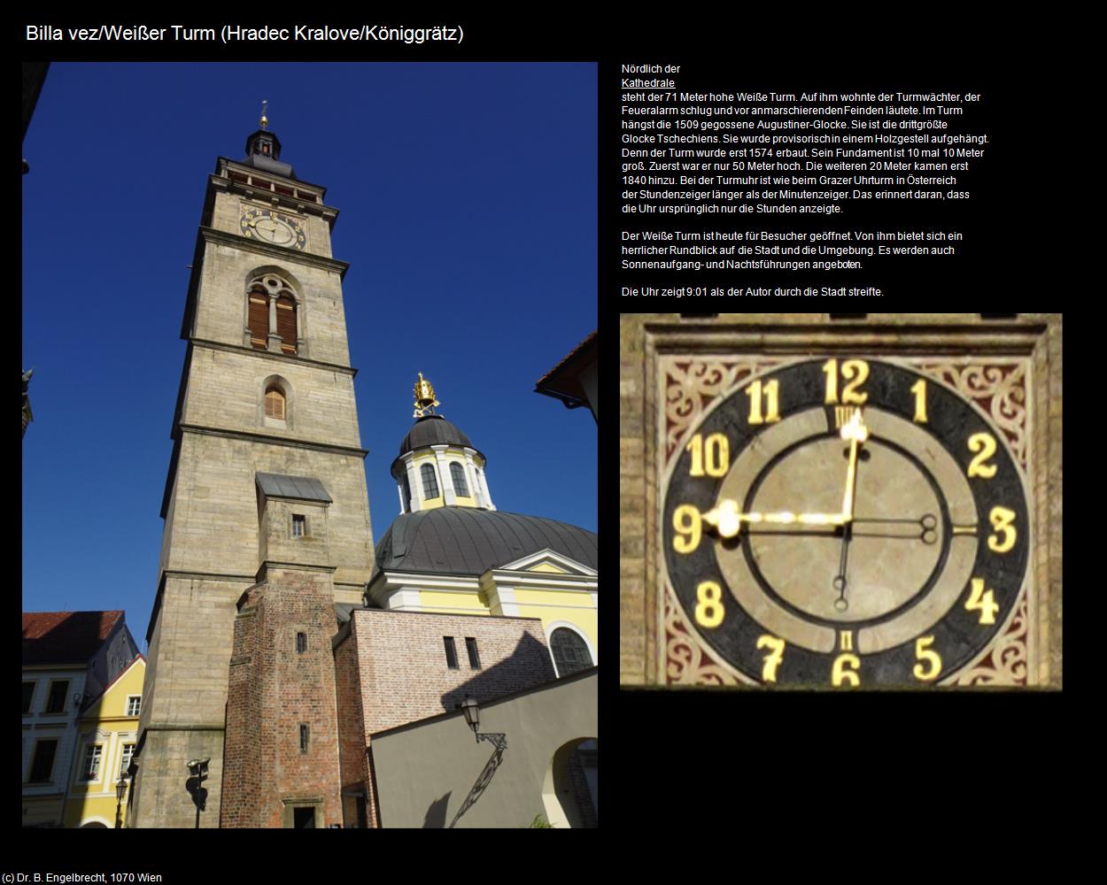 Weißer Turm (Hradec Kralove/Königgrätz) in Kulturatlas-TSCHECHIEN(c)B.Engelbrecht