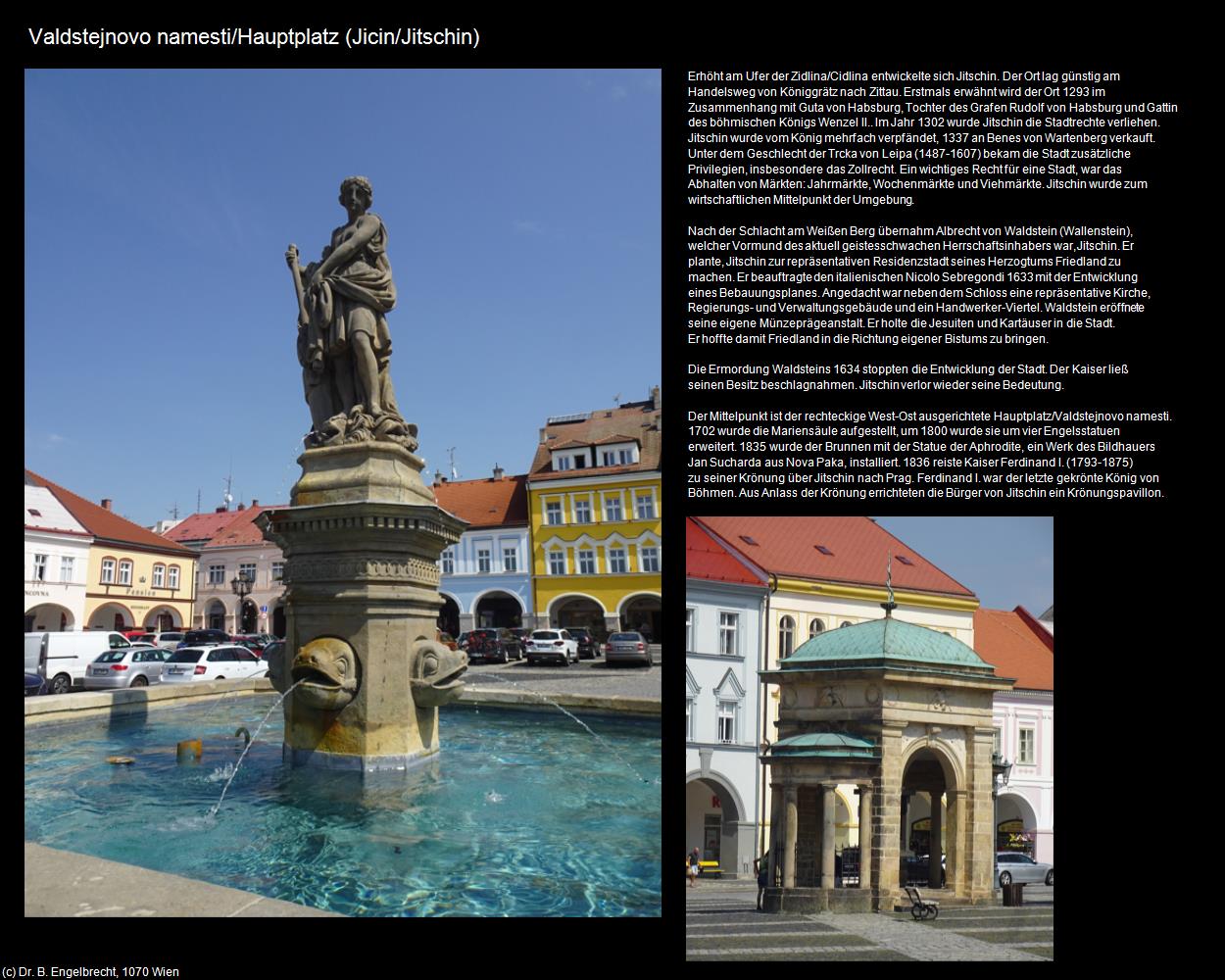 Hauptplatz (Jicin/Jitschin) in Kulturatlas-TSCHECHIEN