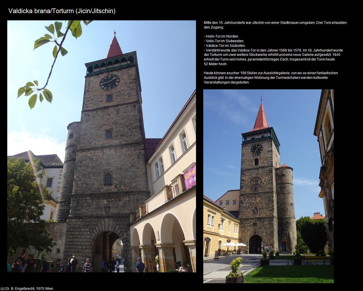 Torturm (Jicin/Jitschin) in Kulturatlas-TSCHECHIEN