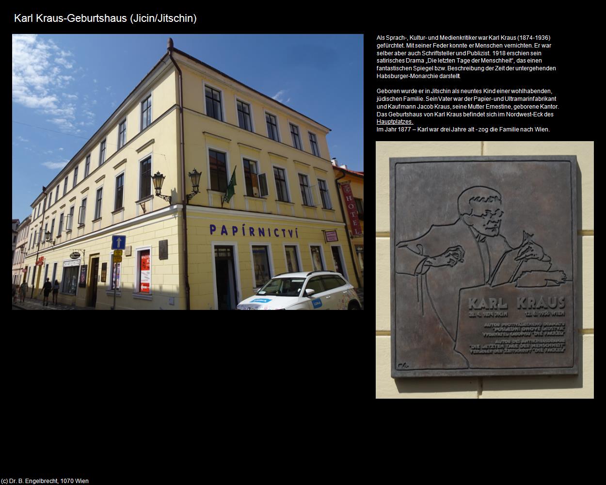 Karl Kraus-Geburtshaus  (Jicin/Jitschin) in Kulturatlas-TSCHECHIEN(c)B.Engelbrecht
