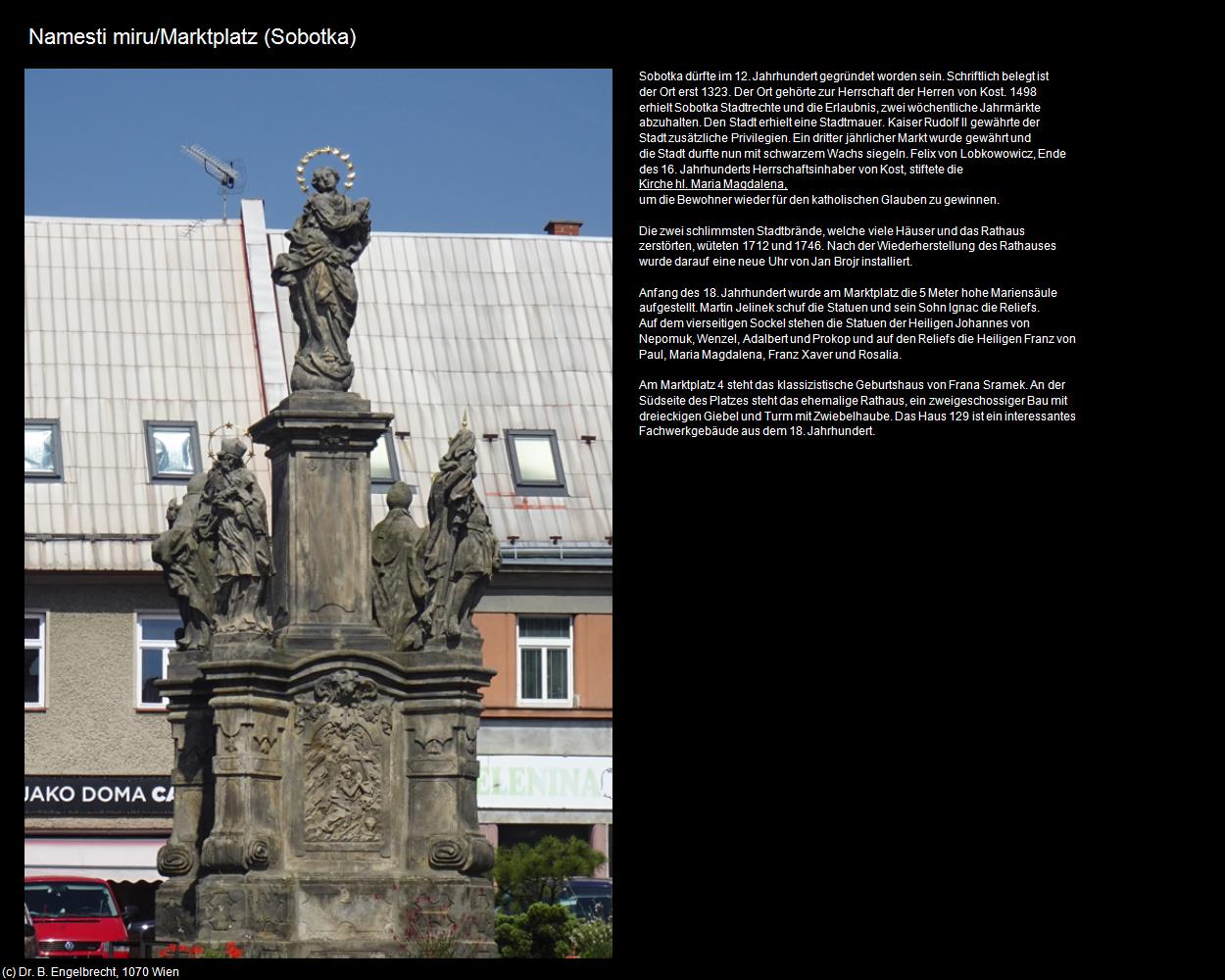 Marktplatz (Sobotka) in Kulturatlas-TSCHECHIEN(c)B.Engelbrecht
