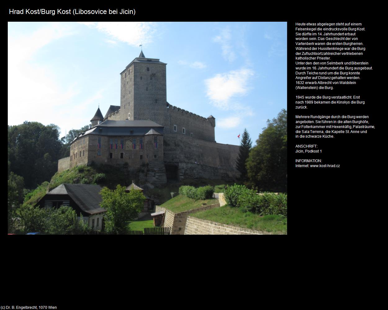 Burg Kost (Libosovice bei Jicin) in Kulturatlas-TSCHECHIEN