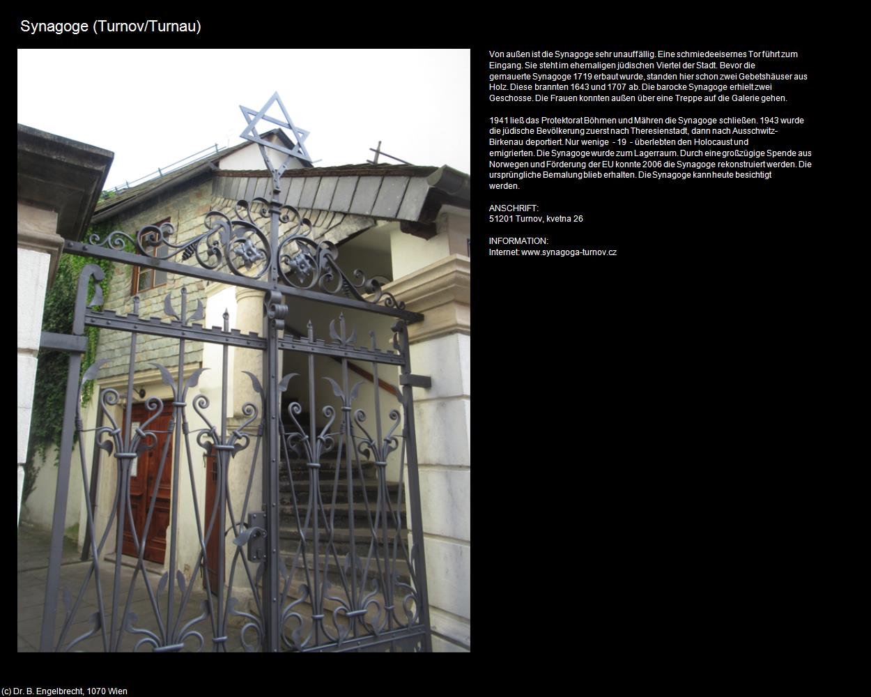 Synagoge (Turnov/Turnau) in Kulturatlas-TSCHECHIEN