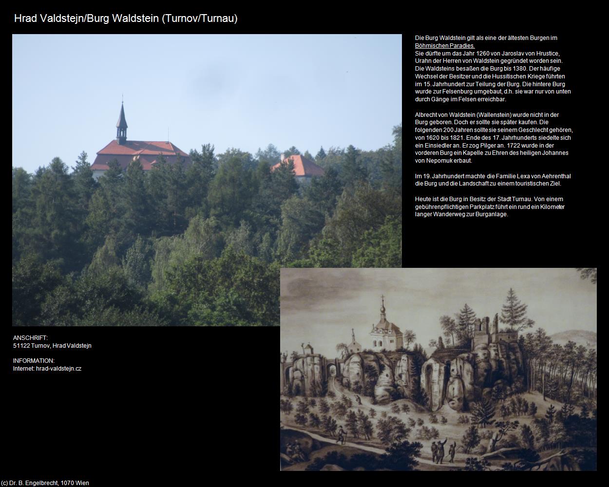 Burg Waldstein  (Turnov/Turnau) in Kulturatlas-TSCHECHIEN(c)B.Engelbrecht