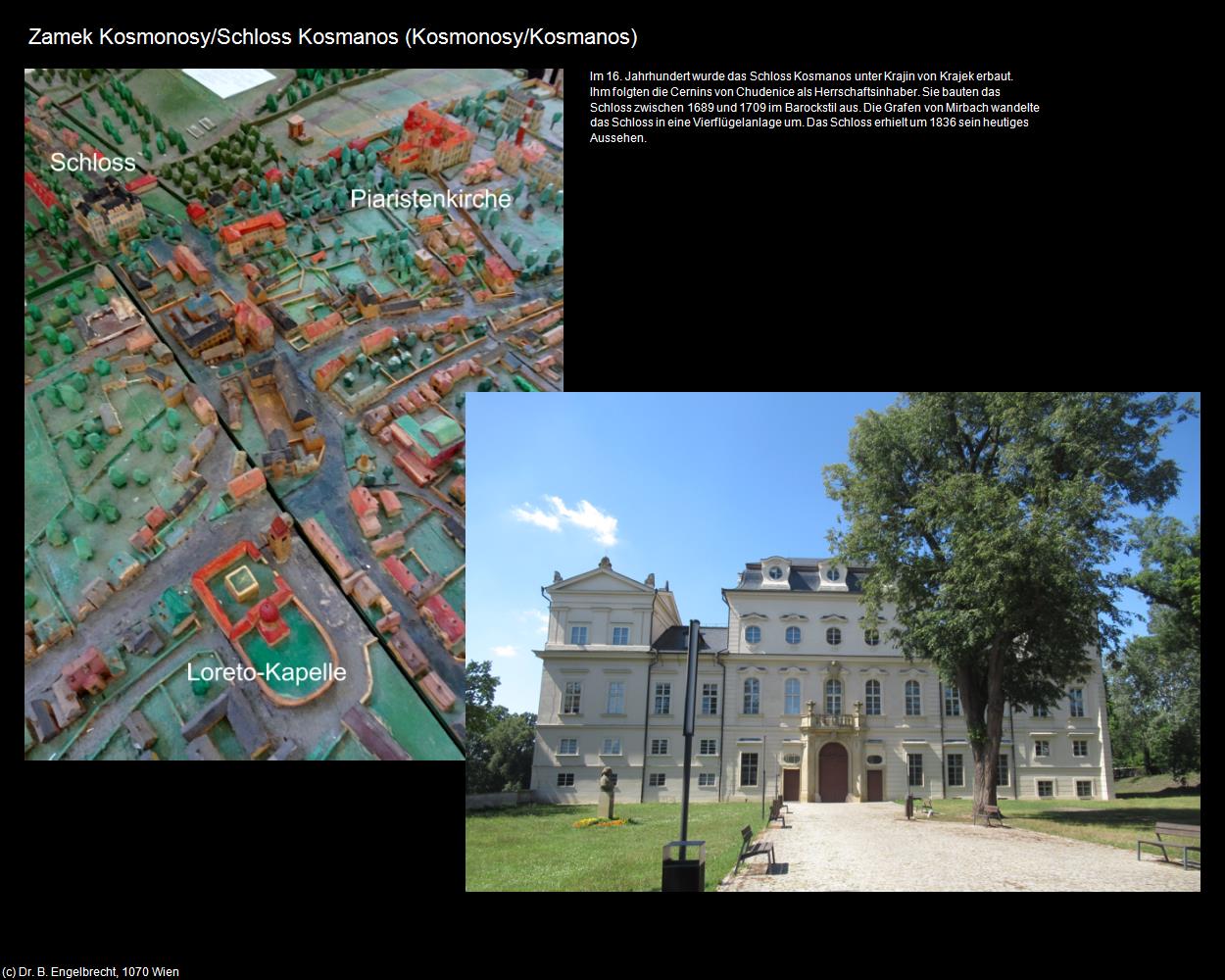 Schloss Kosmanos (Kosmonosy/Kosmanos) in Kulturatlas-TSCHECHIEN