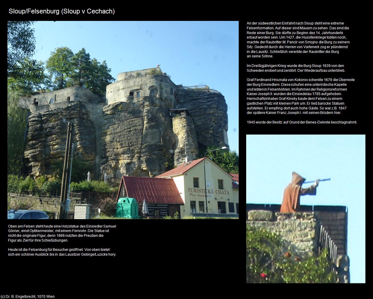 Felsenburg (Sloup v Cechach) in Kulturatlas-TSCHECHIEN