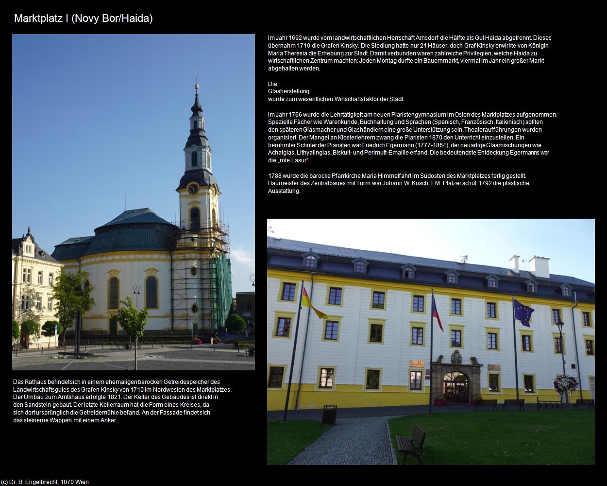 Marktplatz I  (Novy Bor/Haida) in Kulturatlas-TSCHECHIEN(c)B.Engelbrecht