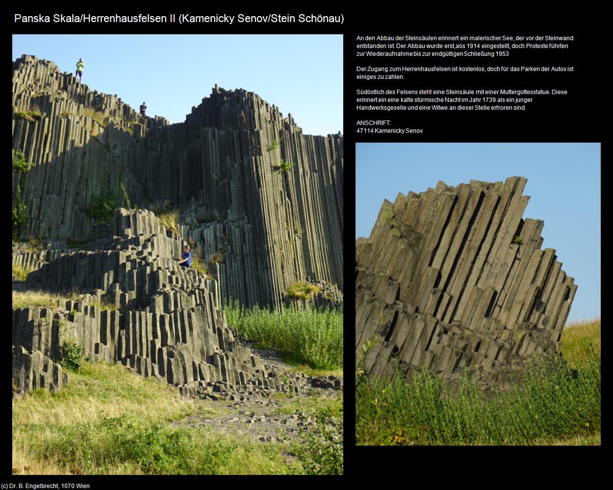 Herrenhausfelsen II (Kamenicky Senov/Stein Schönau) in Kulturatlas-TSCHECHIEN