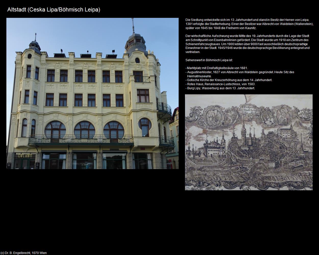 Altstadt (Ceska Lipa/Böhmisch Leipa) in Kulturatlas-TSCHECHIEN
