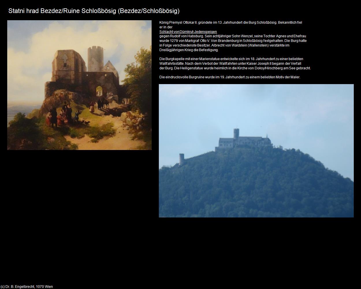 Ruine Schloßbösig (Bezdez/Schloßbösig) in Kulturatlas-TSCHECHIEN(c)B.Engelbrecht