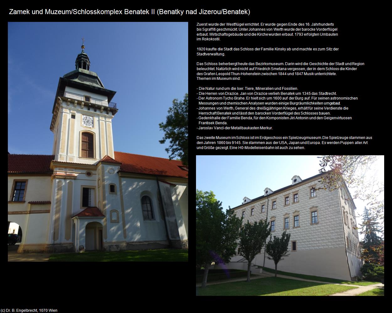 Schlosskomplex Benatek II (Benatky nad Jizerou/Benatek) in Kulturatlas-TSCHECHIEN