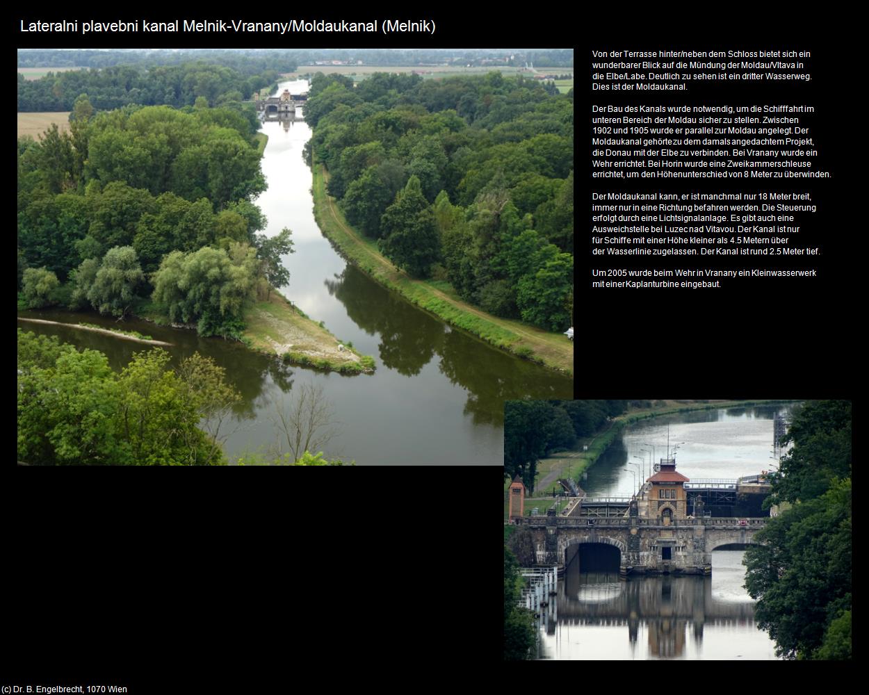 Moldaukanal (Melnik) in Kulturatlas-TSCHECHIEN