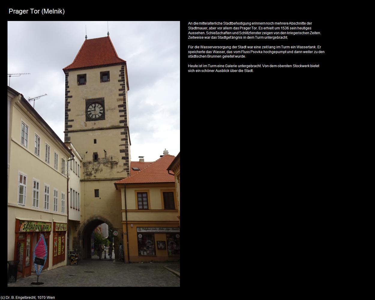 Prager Tor (Melnik) in Kulturatlas-TSCHECHIEN