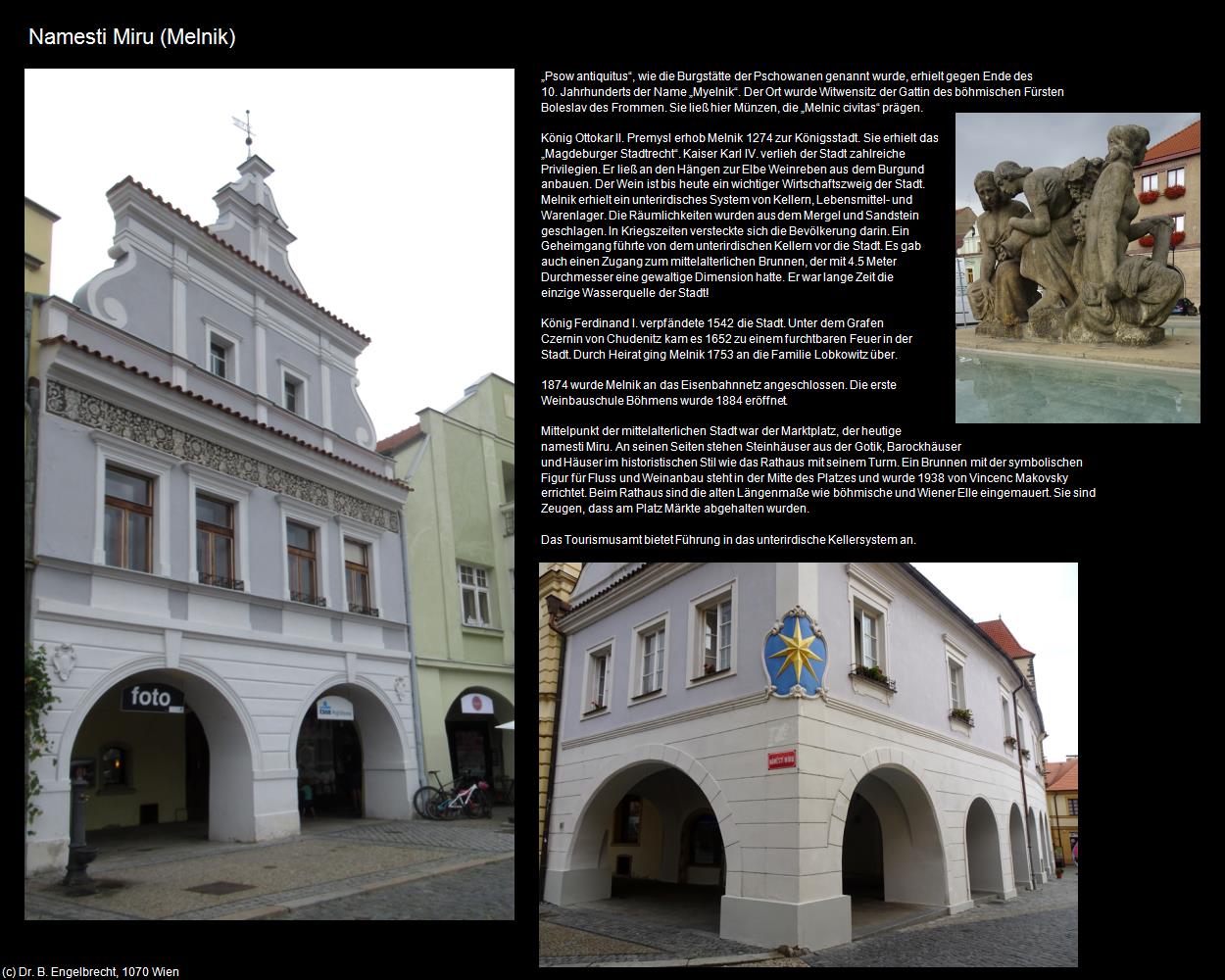 Namesti Miru (Melnik) in Kulturatlas-TSCHECHIEN