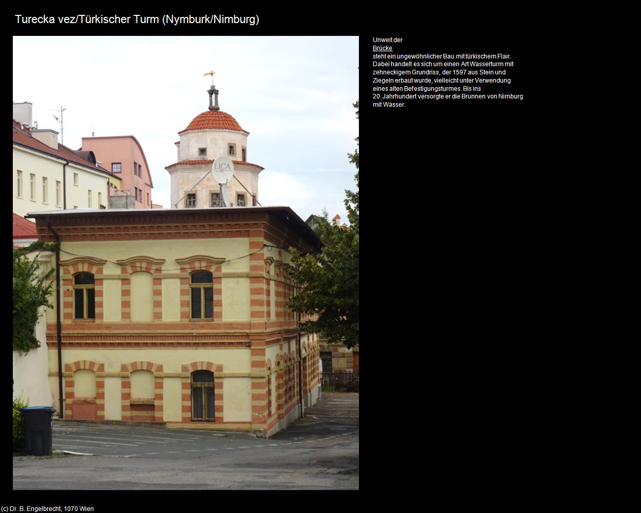 Türkischer Turm (Nymburk/Nimburg) in Kulturatlas-TSCHECHIEN(c)B.Engelbrecht