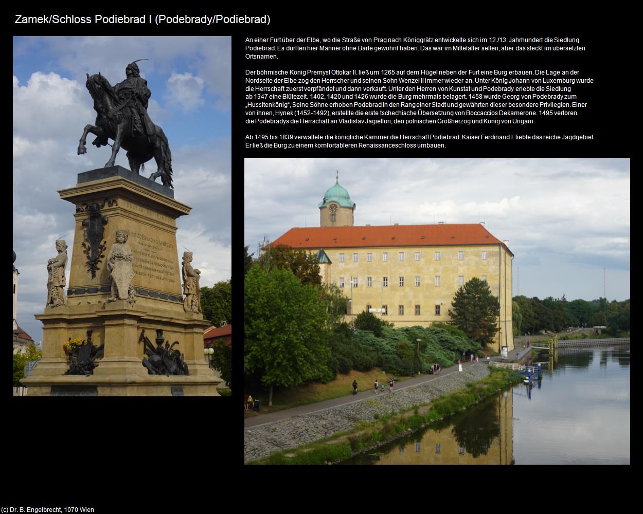 Schloss Podiebrad I (Podebrady/Podiebrad) in Kulturatlas-TSCHECHIEN