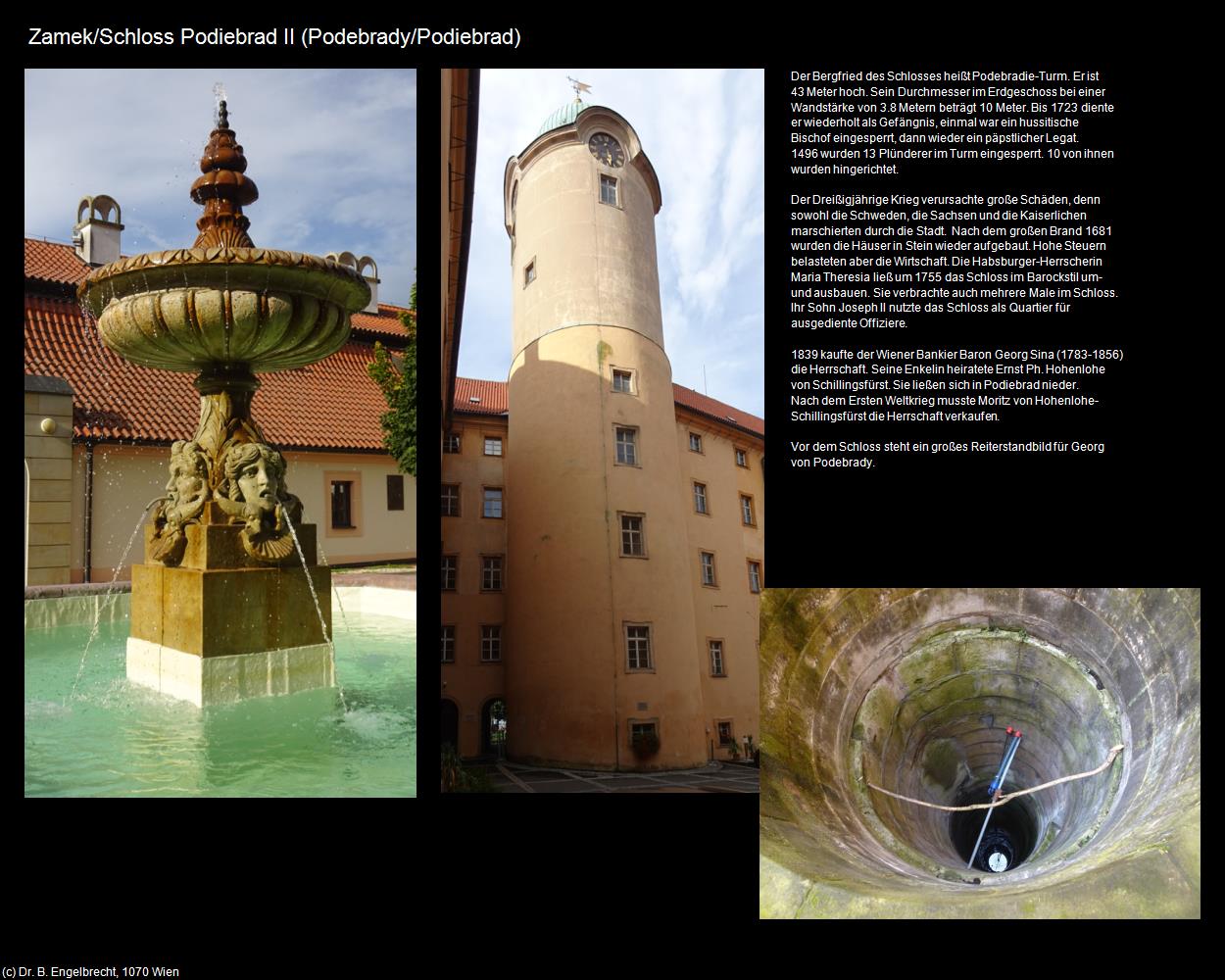 Schloss Podiebrad II (Podebrady/Podiebrad) in Kulturatlas-TSCHECHIEN
