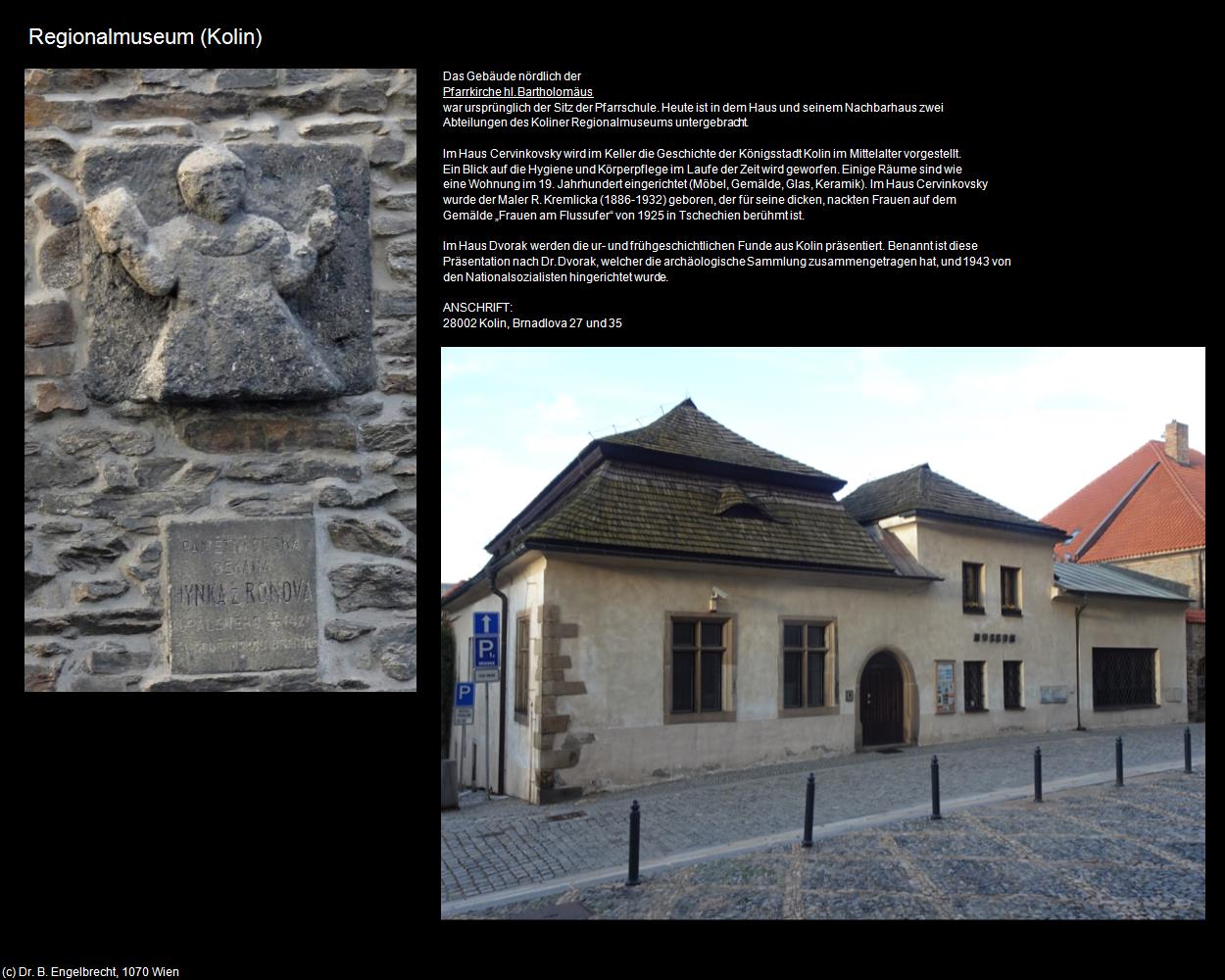Regionalmuseum (Kolin) in Kulturatlas-TSCHECHIEN(c)B.Engelbrecht