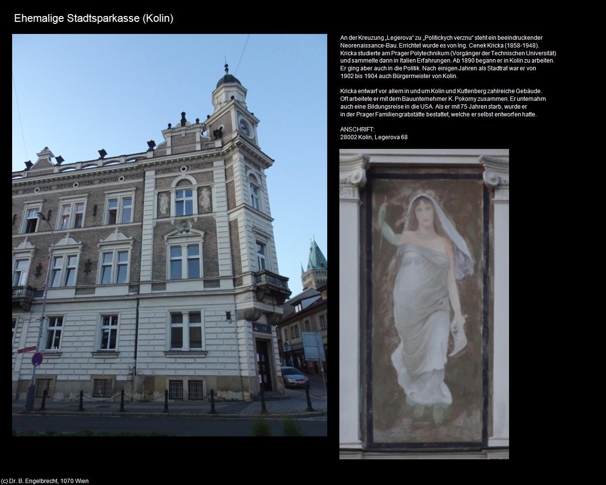 Ehem. Stadtsparkasse (Kolin) in Kulturatlas-TSCHECHIEN