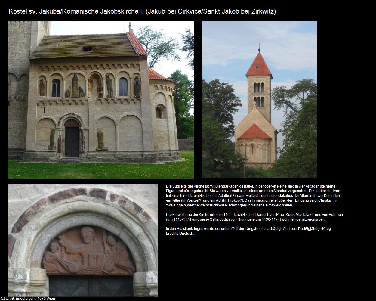 Romanische Jakobskirche II (Jakub bei Cirkvice/Sankt Jakob bei Zirkwitz) in Kulturatlas-TSCHECHIEN
